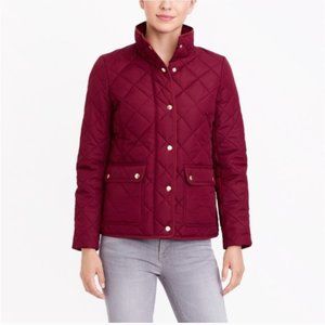 J.Crew Quilted Jacket / XSMALL / DARK WINE